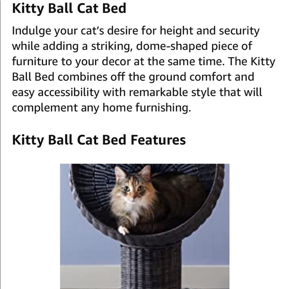 Globe Rattan Wicker Cat Tower - Picture 5 of 13